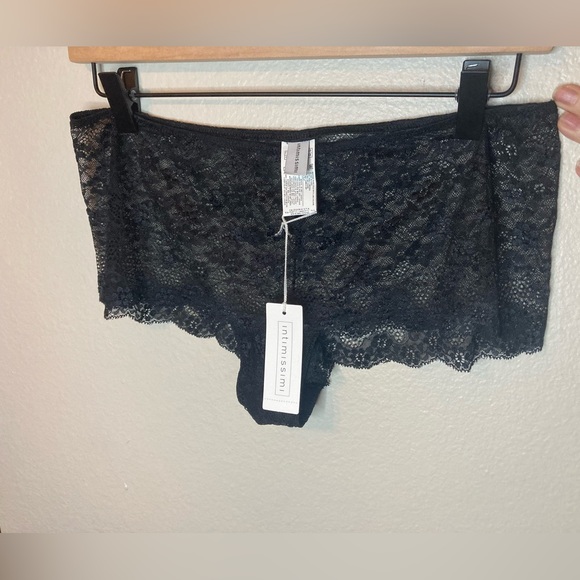 NWT Intimissimi Sexy Black Cheeky Panties Size Large - Picture 2 of 8